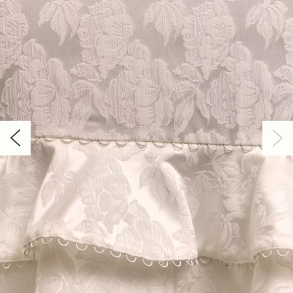 V. Chapman Violet Corset Ruffled Tiered Hem Midi Dress - Picture 4 of 9